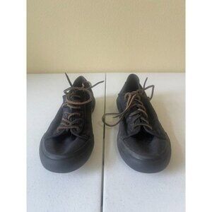Frye Womens Gia Low Top Sneaker Black Size 7.5